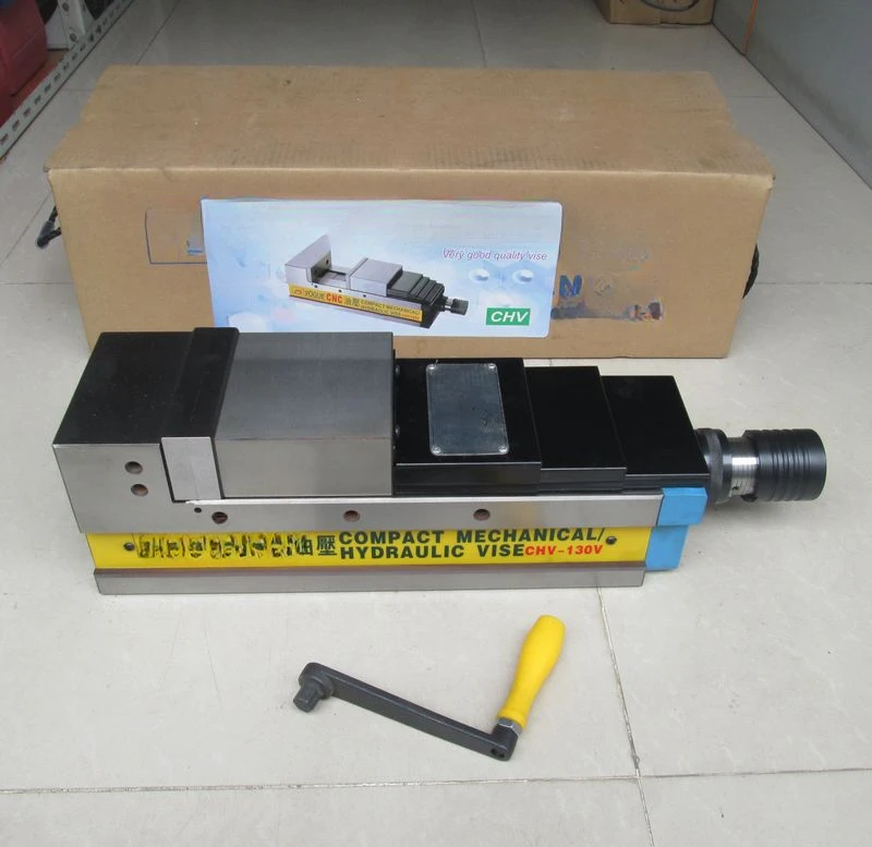 Morsa idraulica centrale CNC Xiewei CHV130V Museruola piatta meccanica pneumatica a doppia forza idraulica MC ad alta precisione