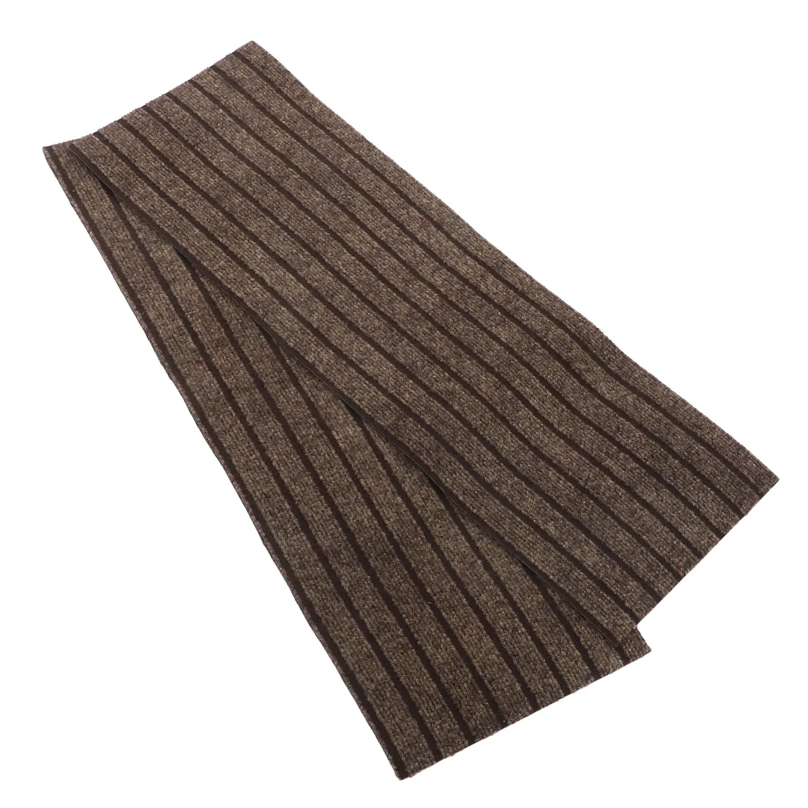 2Pcs Wooden Carpet Stair Treads Non For Indoor Stairs For Cats Non- Mats Soft Polyester Steps Spiral Staircase