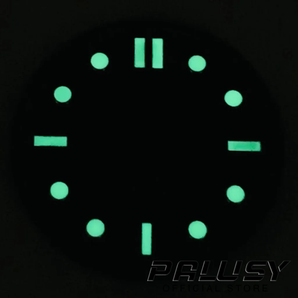 31mm Black White Blue Green Watch Dial Luminous Watch Faces for Fit NH35 NH36 ETA2836 2824 DG2813 3804 Miyota 8215 821A Movement