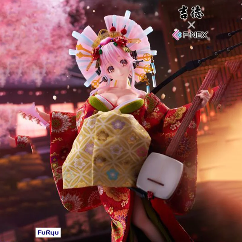 【أصلي 100%】F:NEX in Stock SoniComi (Super Sonico) - Sonico F:Nex - 1/4 - Nihon Ningyou Garage Kit ألعاب هدايا شخصيات الحركة