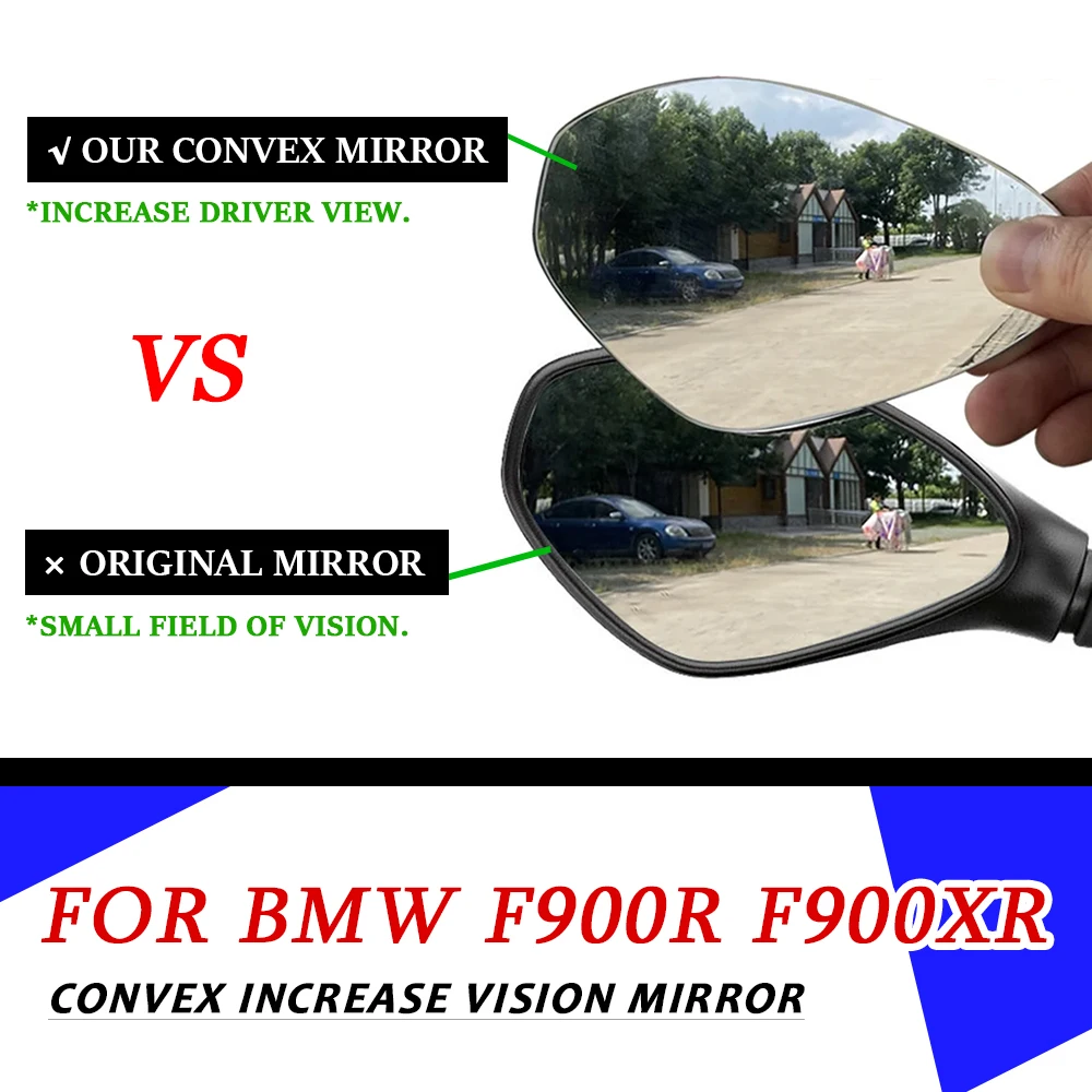 

For BMW F 900 XR F900 R F 900XR F 900R F900XR F900R Accessories Convex Mirror Increase Driver Vision Rearview Mirrors View Lens