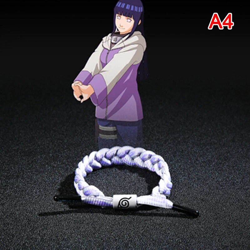 Anime Naruto Bracelet Rope Weave Chain Kakashi Itachi Cosplay Costumes Accessories Naruto Bracelet Reflective Anime Couple Gift