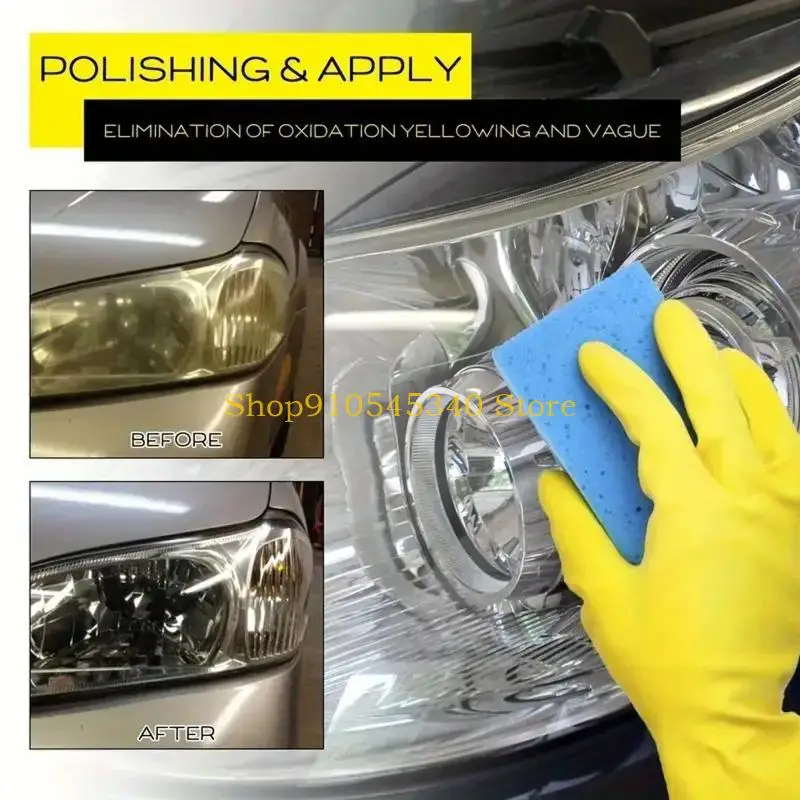 U2JA Headlight Care Liquid for Plastic Car Lens Maintenance Routine