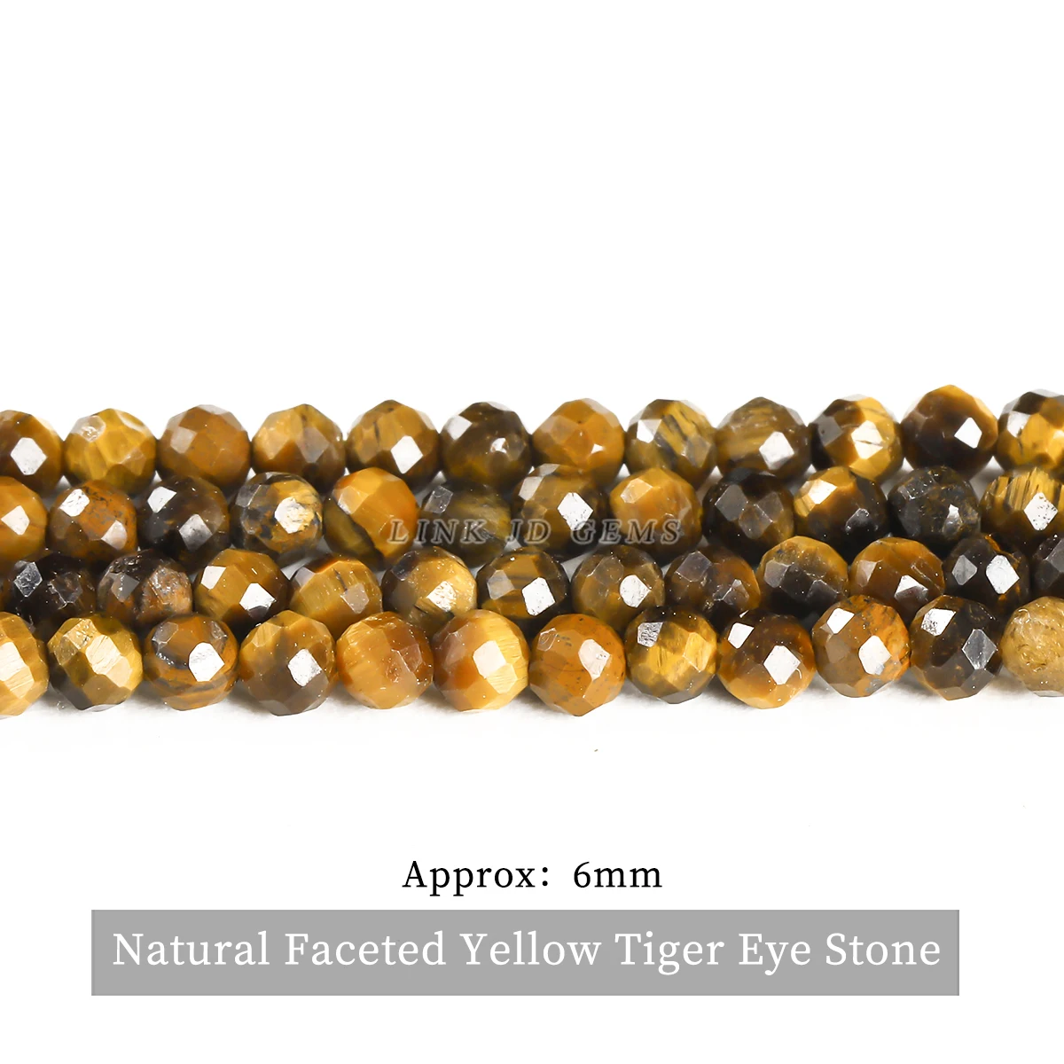 2 3 4 mm gefacetteerde natuurlijke gele tijgeroogsteen kraal ronde losse spacer kraal voor sieraden maken diy ketting armband accessoire