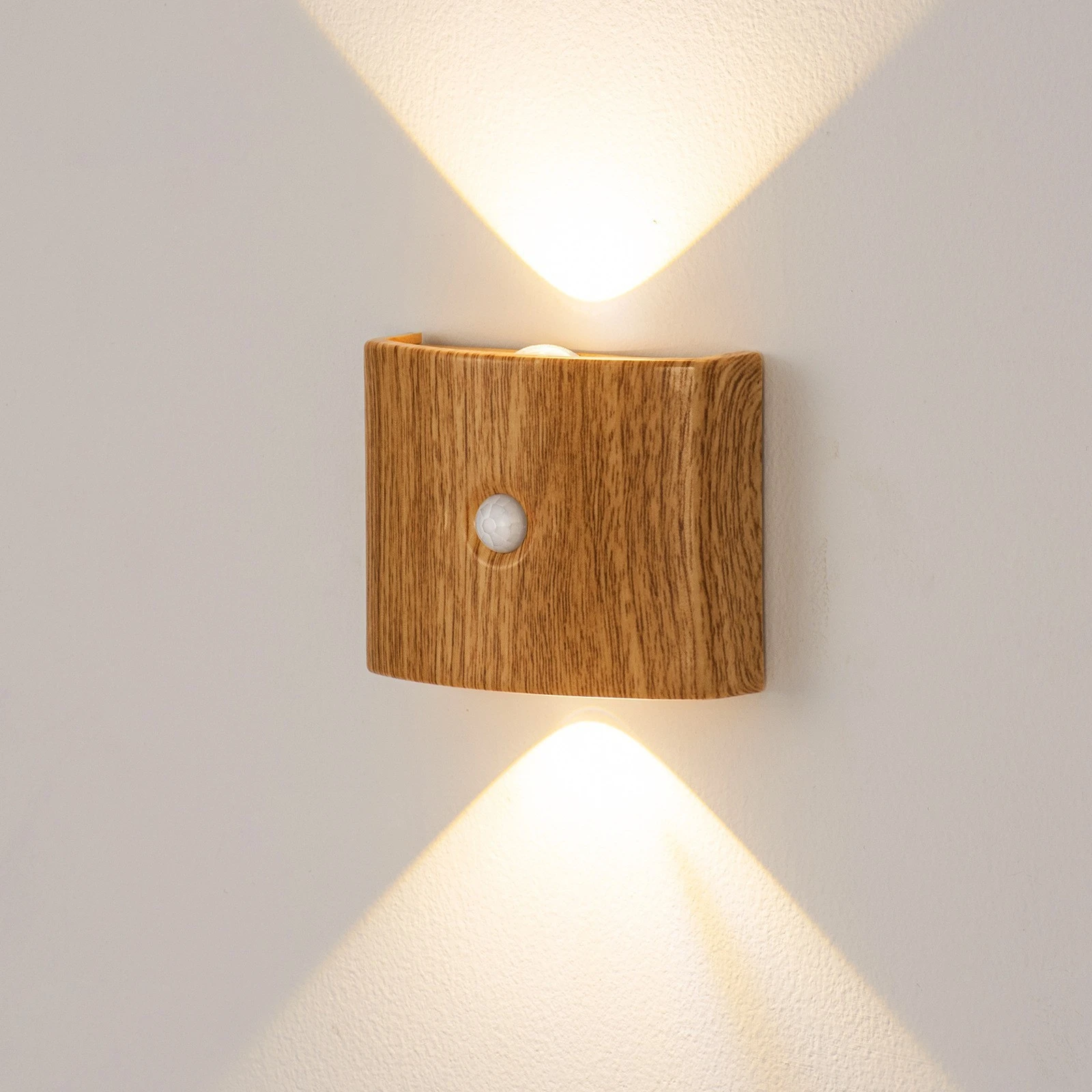 Rechargeable Magnetic Wall Lamp Wireless Motion-Sensing Night Light Bedroom Bedside Reading Light LED Ambient Light Home Decor