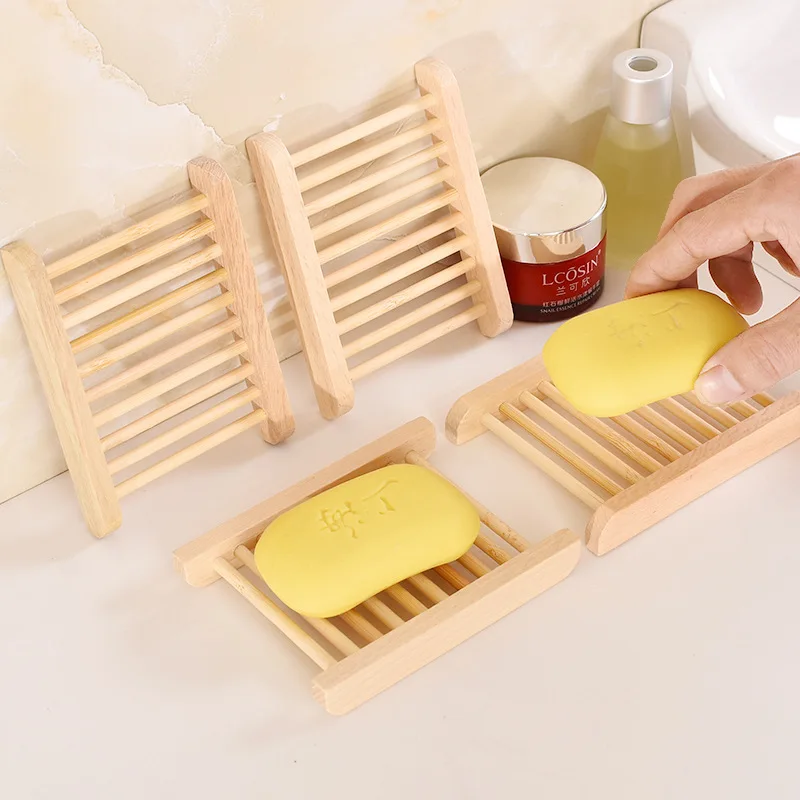 

HandmadeSoap Cleansing Rack, Unique Wooden Soap Box, Portable Dish Holder with Drainage, Bathroom Soap Storage Organizer