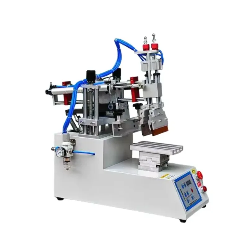 Small Auto Label Screen Printer PVC Card Screen Press Machine For Sale Tabletop Stencil Machine