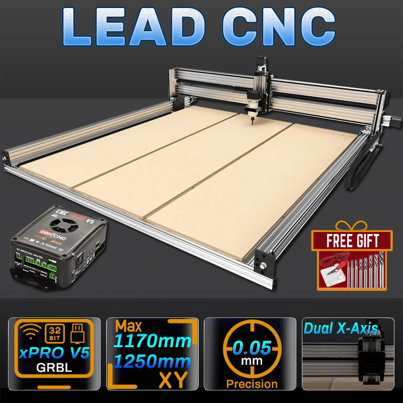 

Openbuilds новейший свинцовый фрезерный станок с ЧПУ xPRO V5 GRBL 4-осевой DIY точный гравер с ЧПУ для фрезерования печатных плат по дереву, металлу, акрила