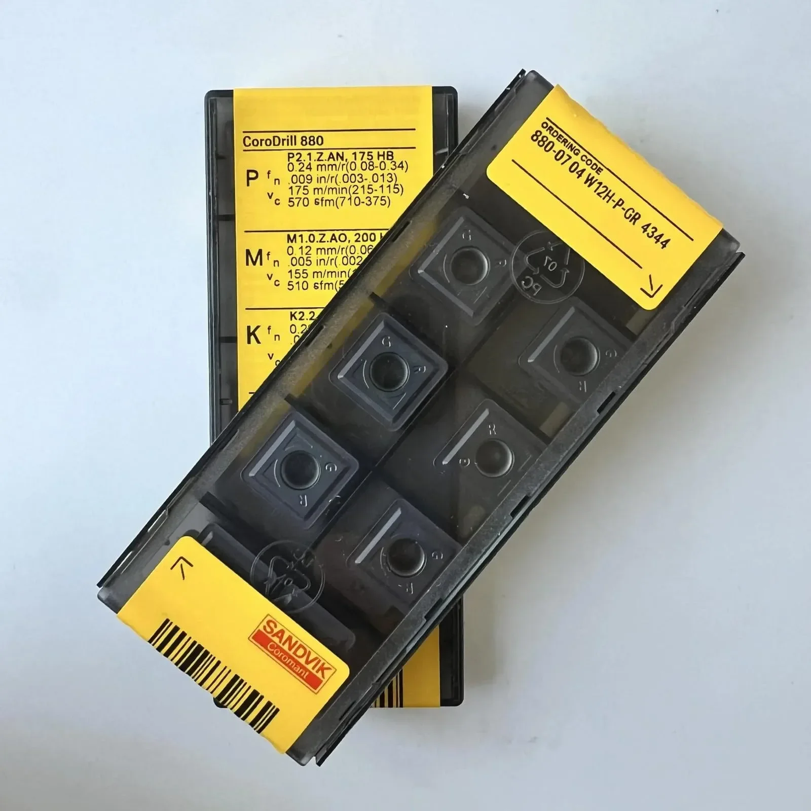 

SANDVIK-Coromant / 880-0704W12H-P-GR 4344 / 10 Pcs