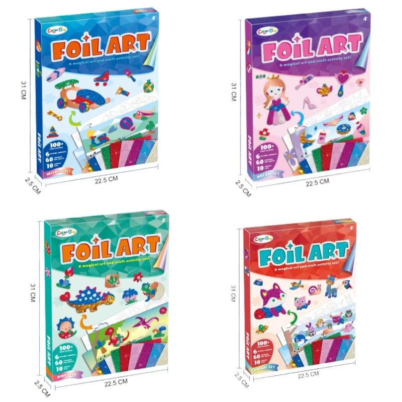 Foil Arts and Crafts for Kids  - Art Craft Dinosaur recensione e prezzo