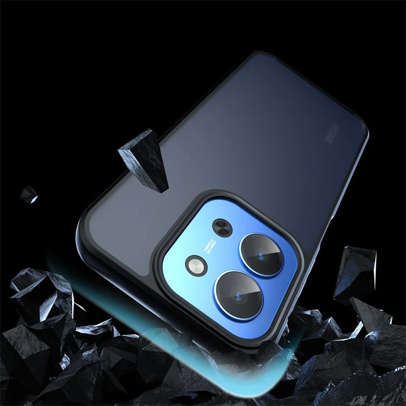 ماتي الملمس جراب هاتف ل Xiaomi Redmi 15C 5G غطاء ل Redmi 15C 4G المضادة للأكسدة الجلد الإحساس الشيول فوندا الغطاء الخلفي