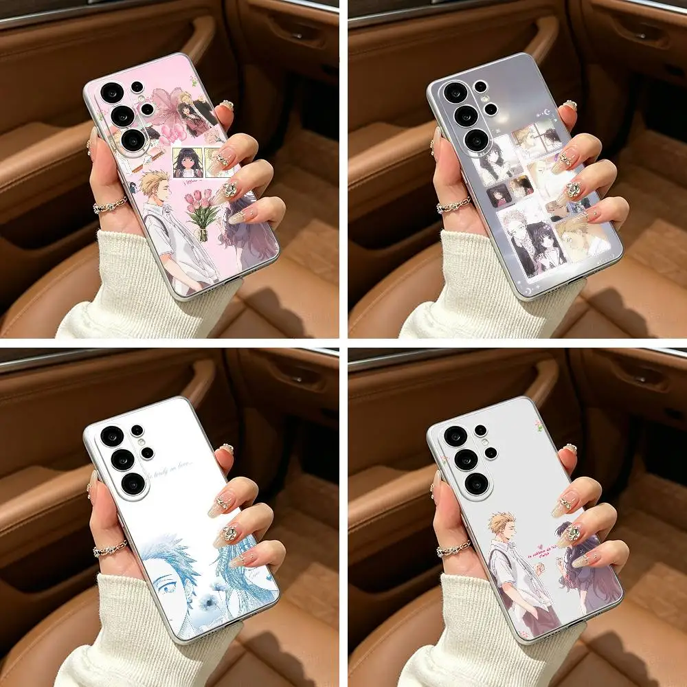 Coque de téléphone transparente Anime - La fleur parfumée éclose avec dignité pour Samsung S25, S24, S21, S22, S23, S30, Ultra, S20, Plus, Lite