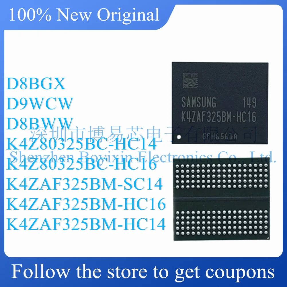 D8BGX D9WCW D8BWW K4Z80325BC-HC14 K4Z80325BC-HC16 K4ZAF325BM-SC14 K4ZAF325BM-HC16 K4ZAF325BM-HC14 Original genuine