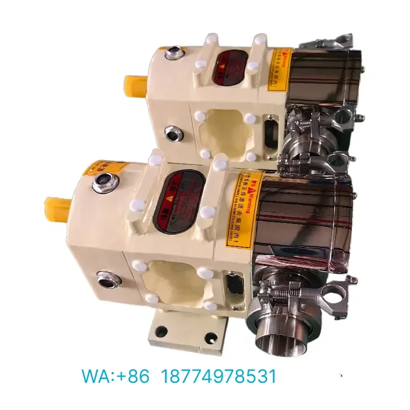 for 1 to 2 Inch Stainless Steel Cam Double Rotor Pump for Food Hygiene High Viscosity Liquids