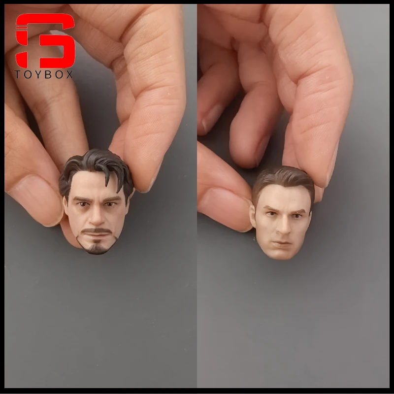 Model głowy Steve'a Rogersa Tony'ego w skali 1/12 do rzeźbienia, pasujący do 6-calowej figurki żołnierza.