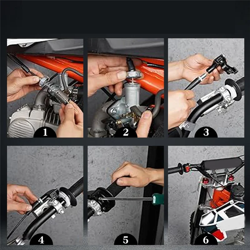 

Отличный комплект поворотной ручки акселератора и проводов для внедорожного мотоцикла ATV, подходит для 110-250CC