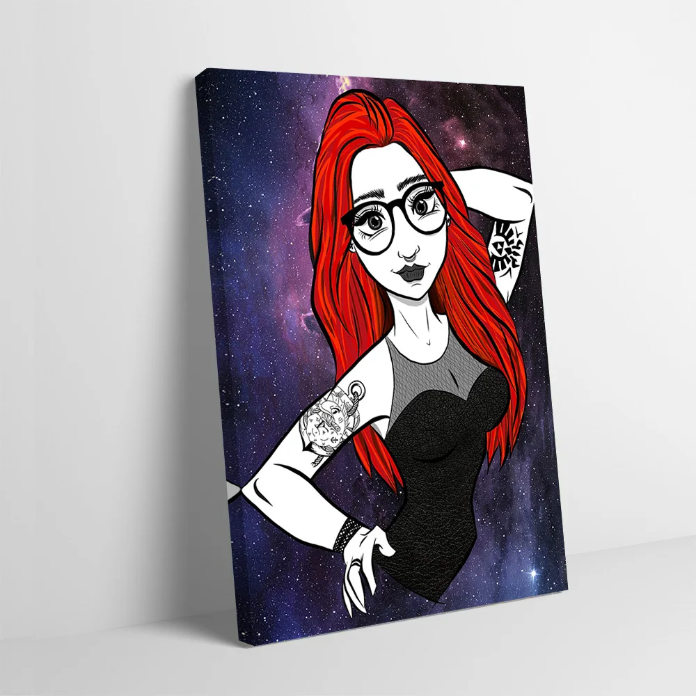 Póster impreso de Bianca Montrese, imágenes personalizables, cuadro sobre lienzo para pared, decoración para juegos, decoración estética para la habitación del hogar