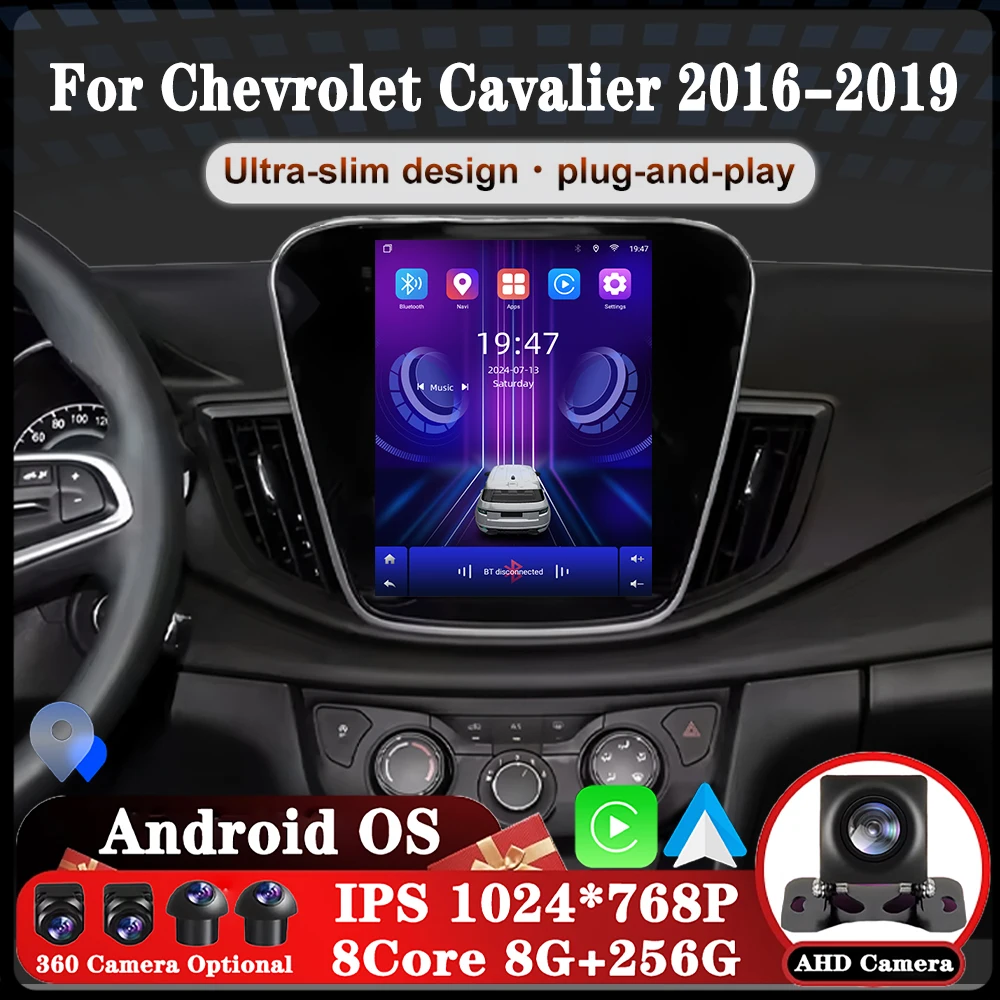 For Chevrolet Cavalier 2016-2019 Wireless Carplay Car Radio GPS Navigation Multimedia Video Player Audio Head unit tools