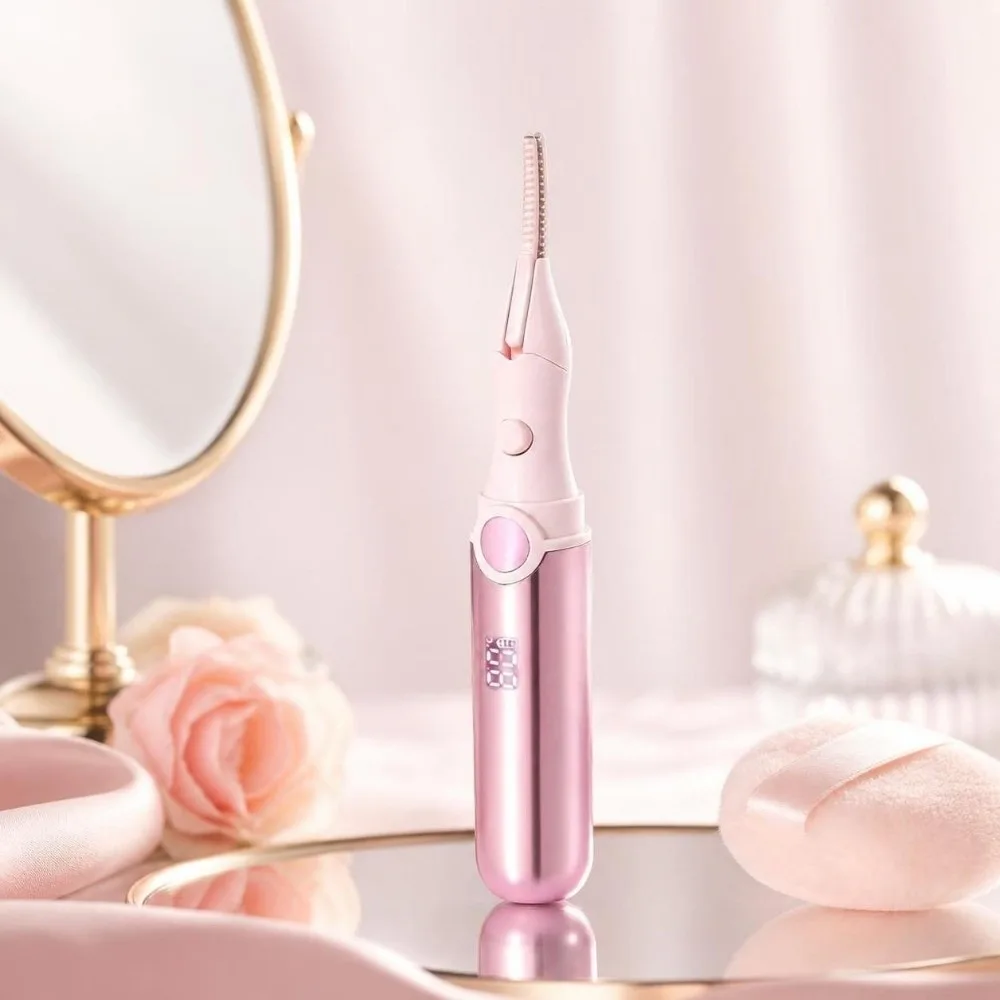 Lasting Curling Electric Eyelash Curler Wide Angle Fast Heating Eyelash Curling Device USB Charging Bezel-free