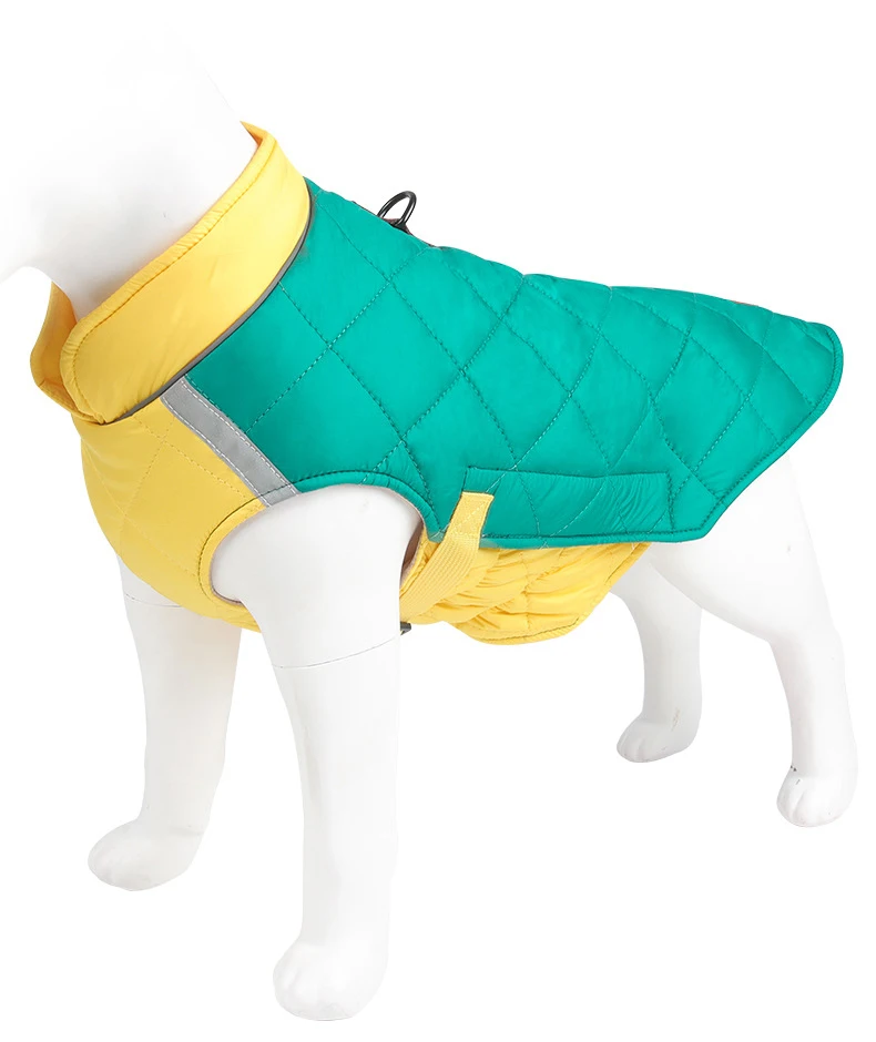 Winter Hund Kleidung Wasserdichte Hund Weste Jacke Für Kleine Große Hunde Warme Haustier Hunde Mantel Gepolsterte Kleidung Französisch Bulldog Outfits – Detail 11