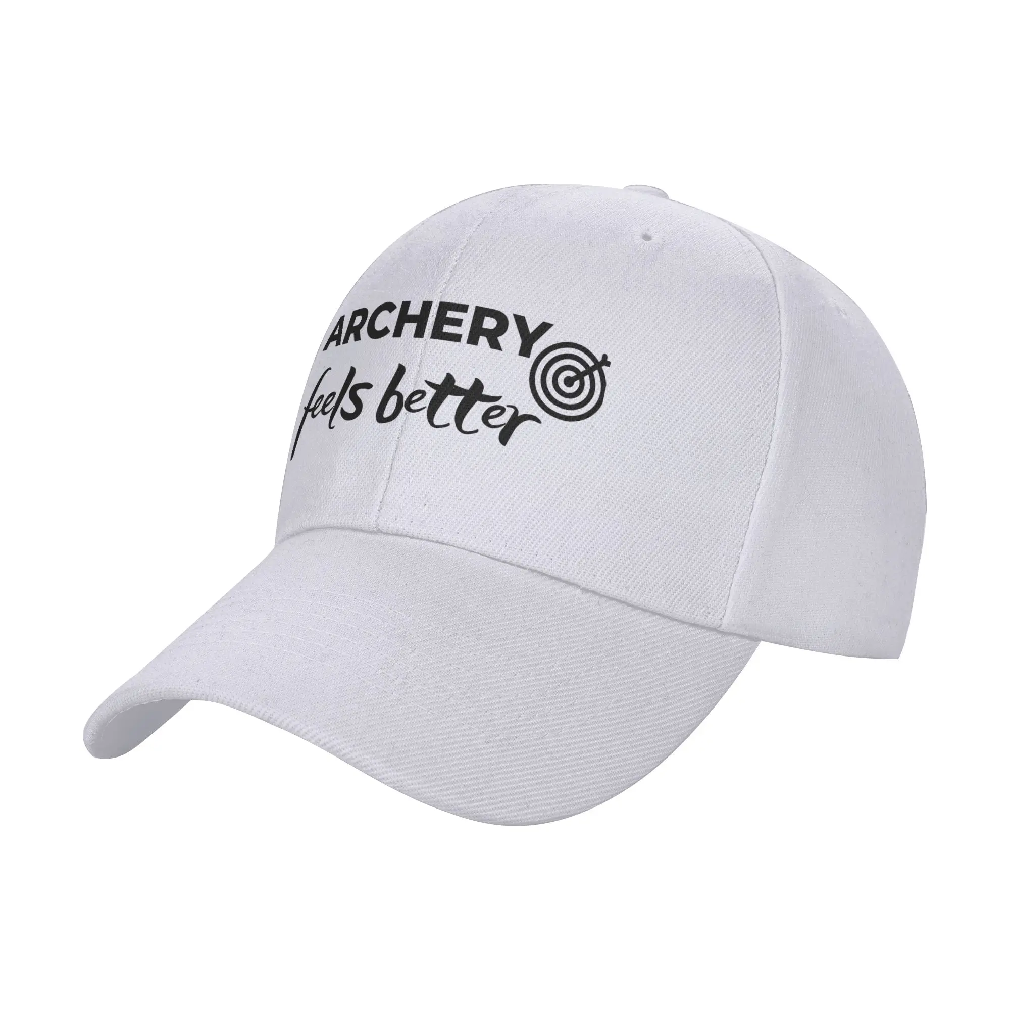 Archery Feels Better  Archery Sun Baseball Cap  Summer Stylish Trucker Hat For Men Adult Tennis Skate Baseball Caps
