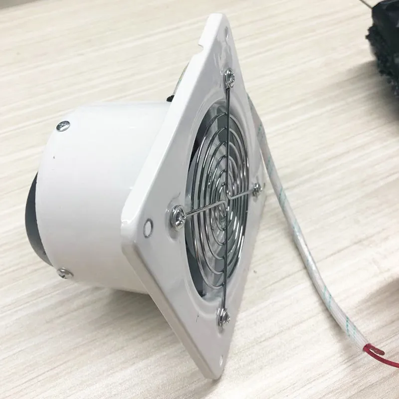 Imagem -02 - Metal Booster Exaustor Exaustor Janela de Ventilação de Entrada Tubo Ventilador para Banheiro Banheiro Cozinha 7