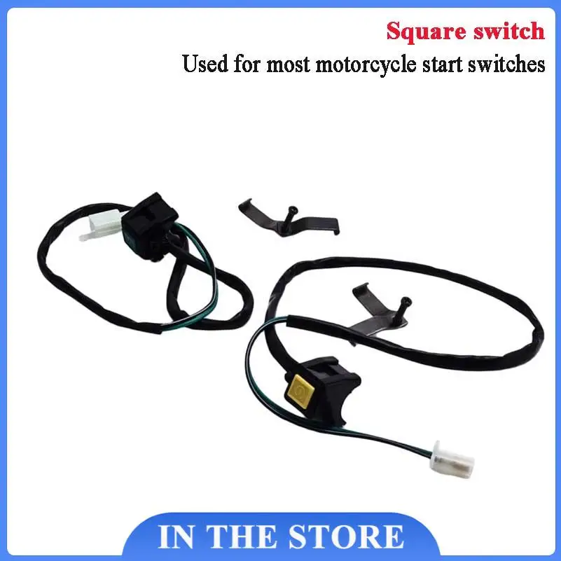 Motorcycle square button ignition switch for 50cc/70cc/90cc/110cc/125cc/140cc/150cc off-road small motorcycles