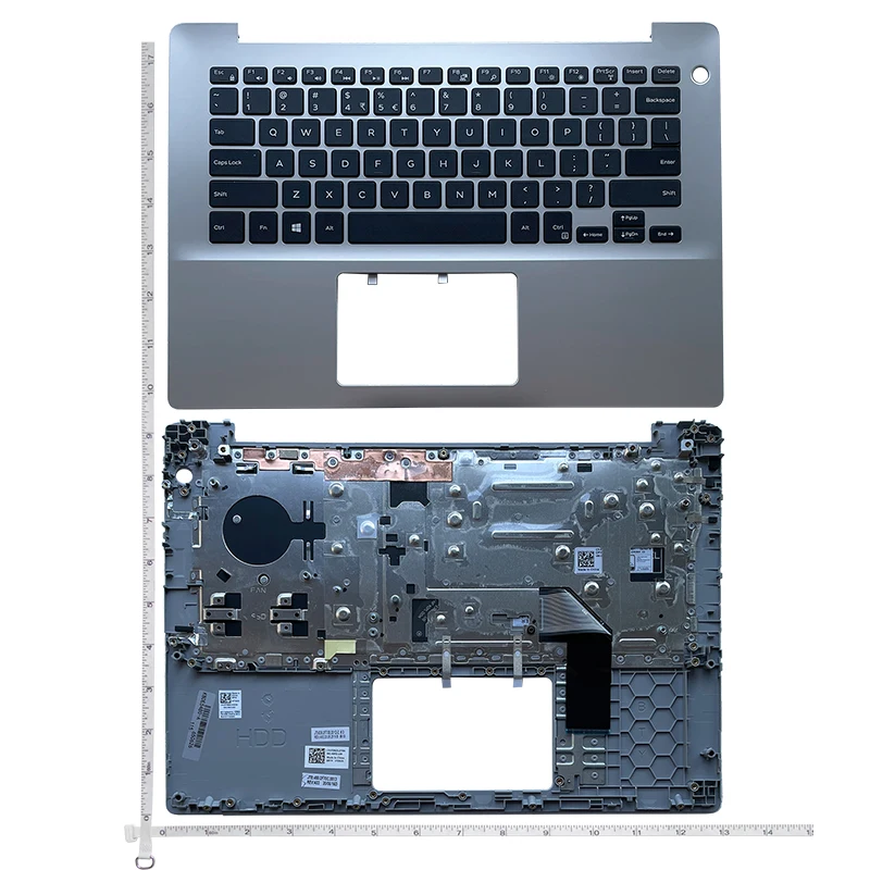 Keyboard Palmrest Cover For DELL Inspiron 14-5000 14-5488 5480 5482 US English Laptop Backlit Sil