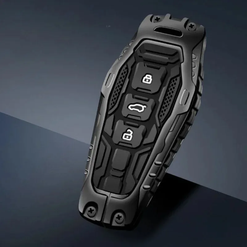 奇瑞（チェリー）jaecoo-6-j6-icar-03-224-2026用亜鉛合金シルバーカーキーケースキーレスカバーキーシェルインテリアカーアクセサリー