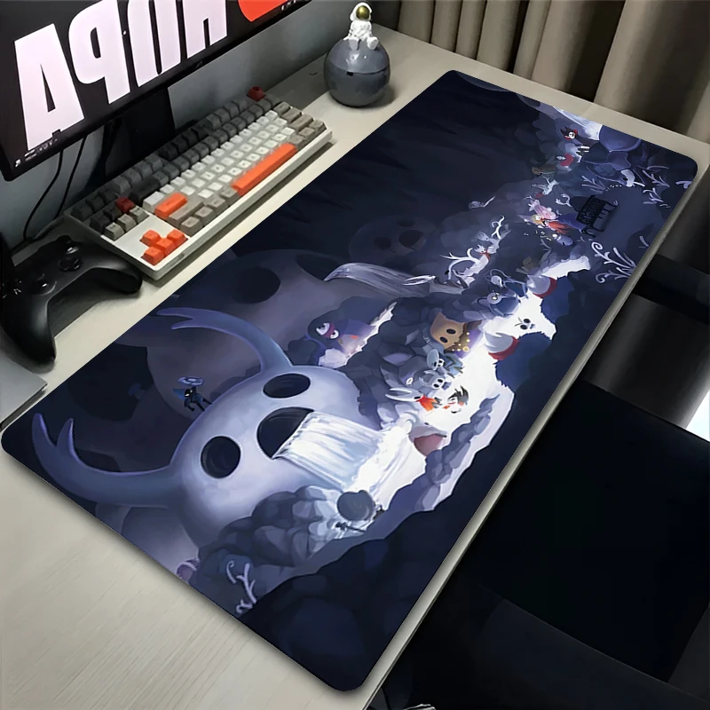 Mouse Pad Laptop Gaming Accessories Keyboard Pad Office PC Hollow Knight Anime HD Print Mousepad Computer Gamer Desk Mouse Mat