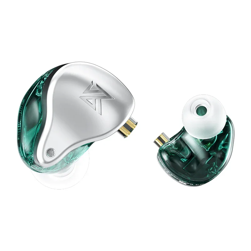 KZ AST 24 Units Balanced Armature Combination In-Ear Earphones IEM with 4 Strands of 200-Core Silver-Plated Cable