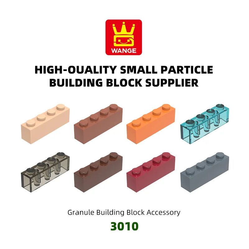 Wange 3010 100g/67PCS 1x4 Basic Building Block Moc Loose Parts Compatible with Brick Spare Parts Construction Toys