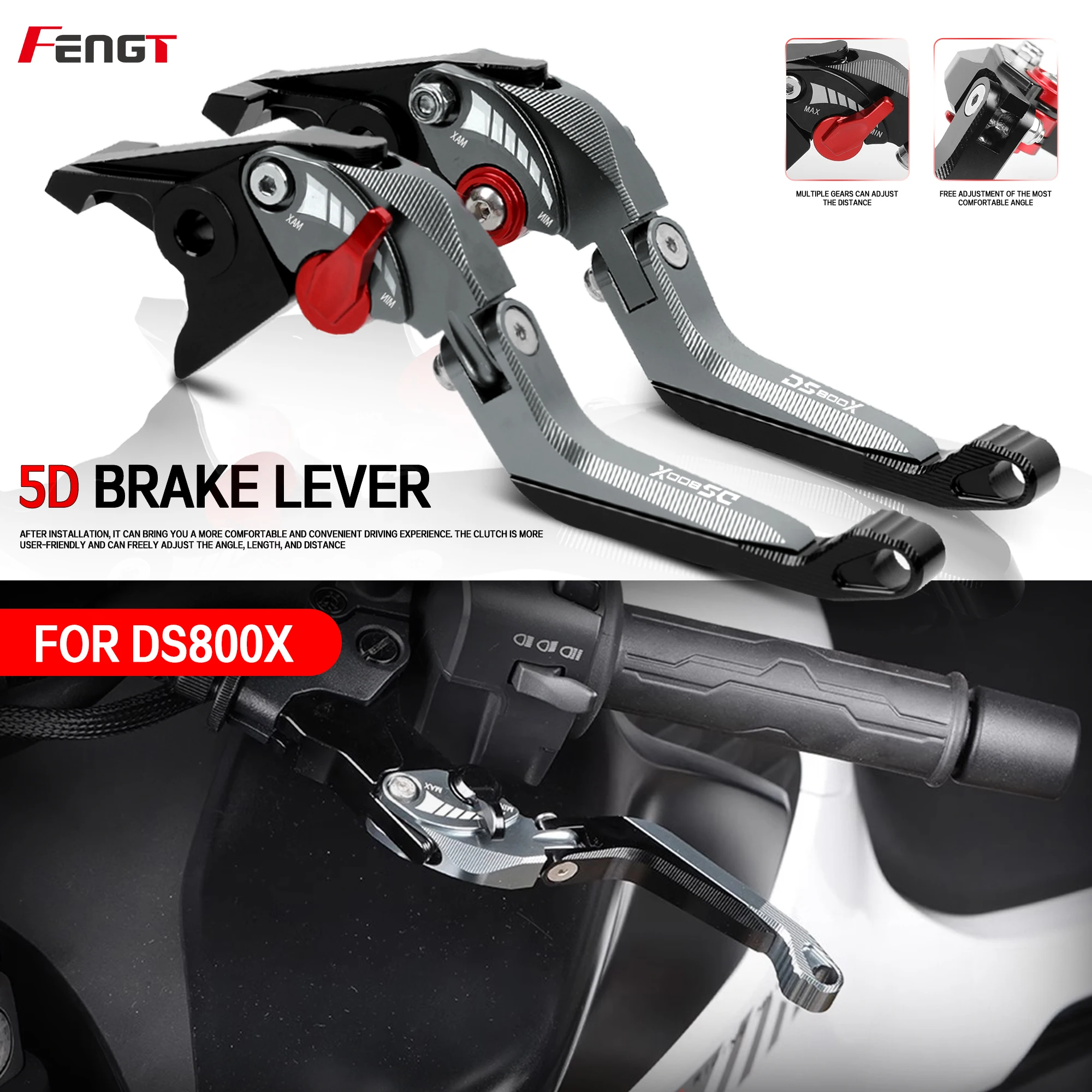 

НОВЫЙ 5D тормозной рычаг для мотоцикла VOGE Rally 800 DS800X DSX800 DSX 800, регулируемые рычаги тормозной муфты с ЧПУ, рычаг защиты ручки
