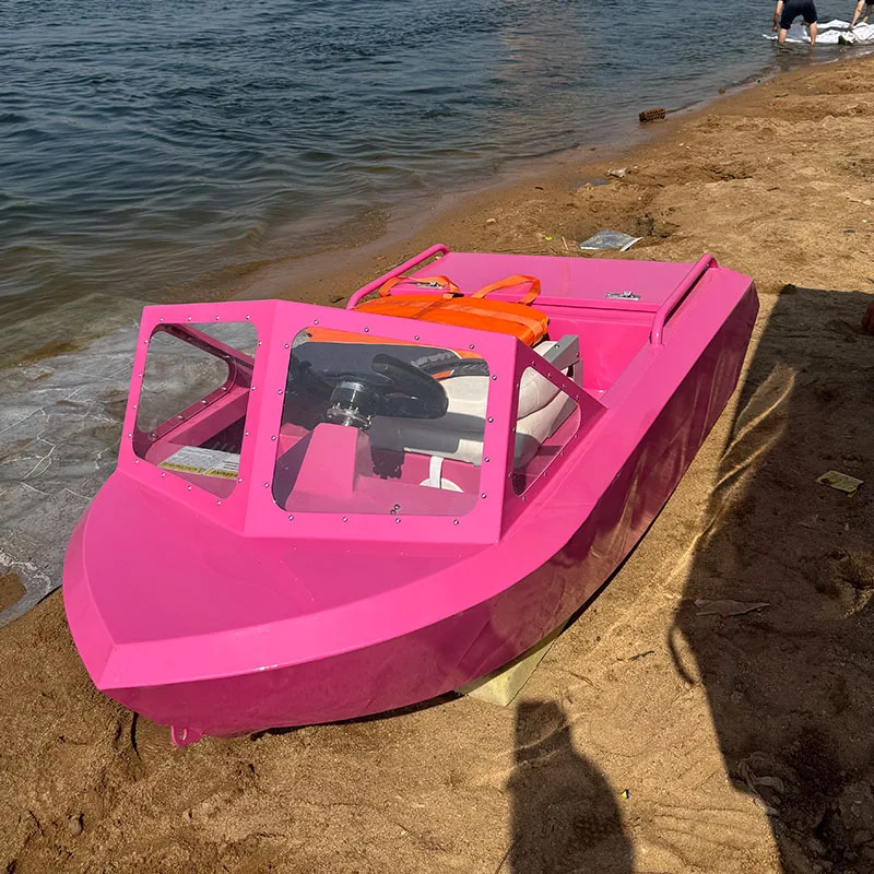 Electric mini karting boat, outdoor scenic water base, summer surfing water competition, interactive amusement facilities