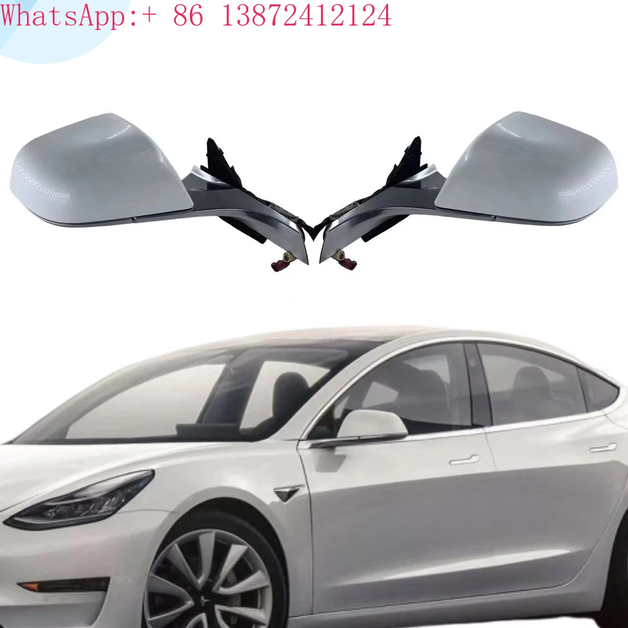 

Factory Hot Sale Auto Side Mirror Original Safety Rearview Mirror for Tesla Model 3