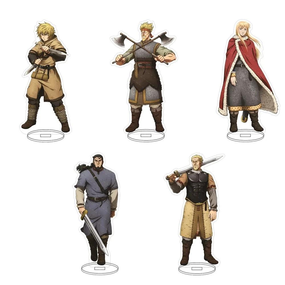 15CM 14PCS Anime VINLAND SAGA Acrylic Stand Model Figure Cosplay Characters Ornament Accessories Collection Gifts Goods