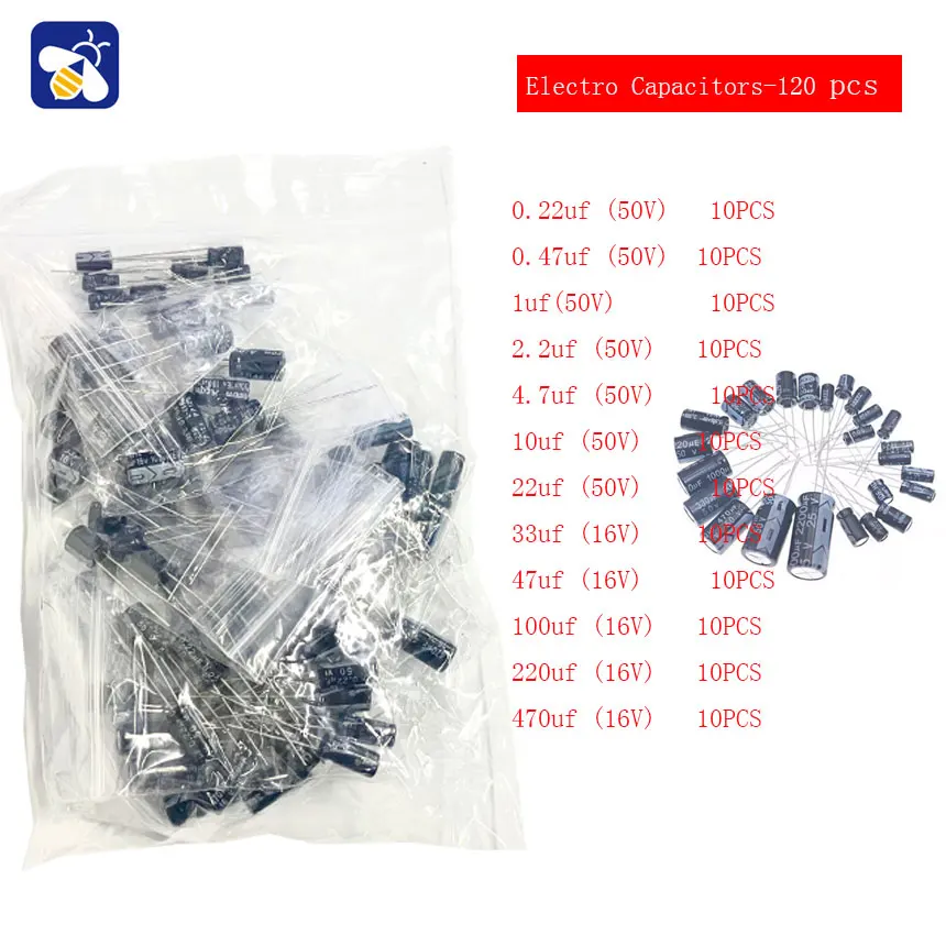 Kit de proyectos electrónicos de 1900 Uds., condensador pcb led, triodo DIP-IC, resistencia de transistores de T0-92, varios tipos de componentes