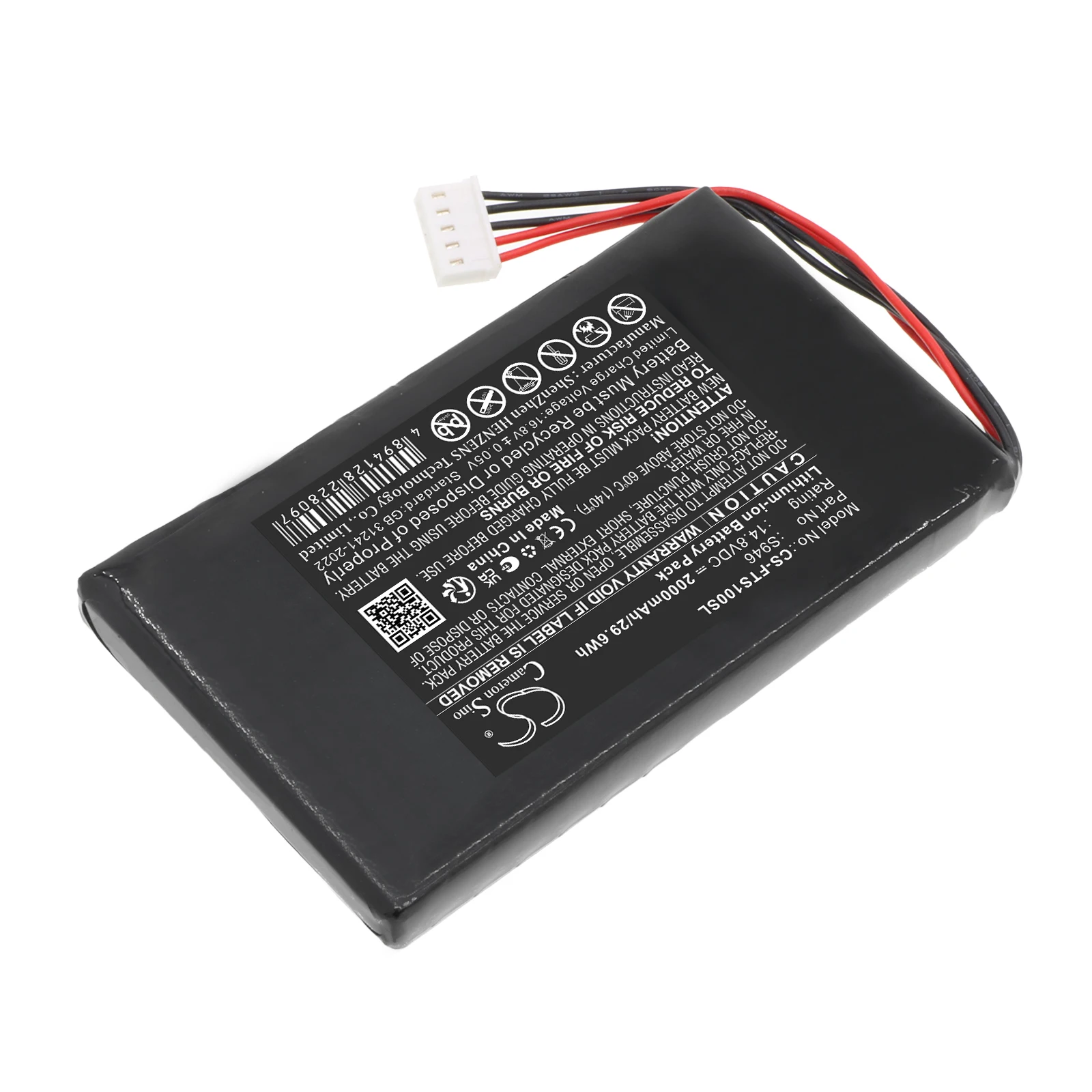 Cameron Sino 14.8V 2000mAh Replacement Battery S946 for Fitel Ninja Fusion Splicers NJ001