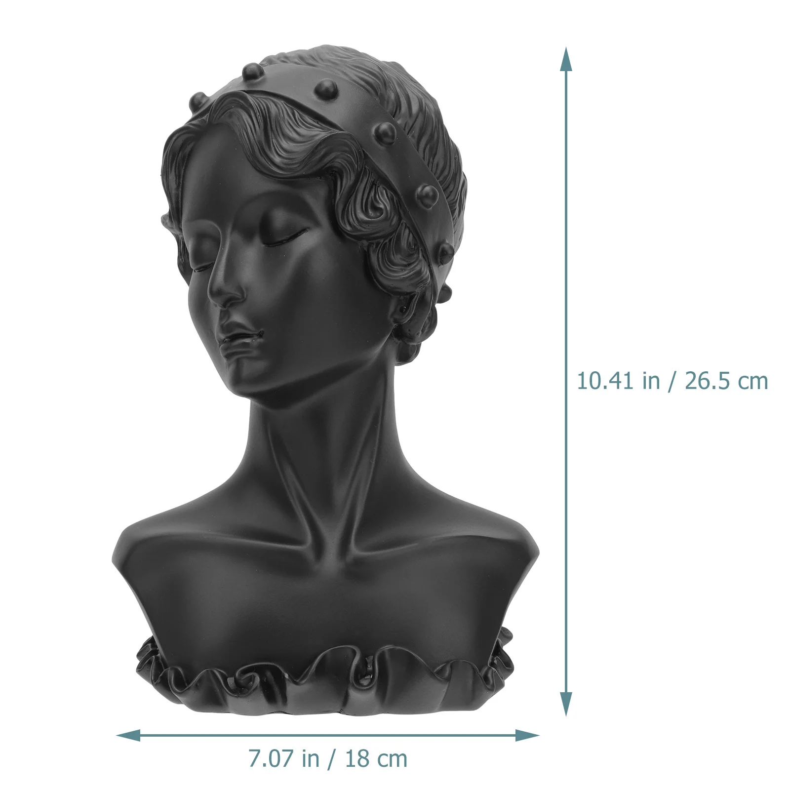 1Pcs Jewelry Display Rack Bust Resin Necklace Earrings Holder Decorative Display Stand for Home Earrings Stand