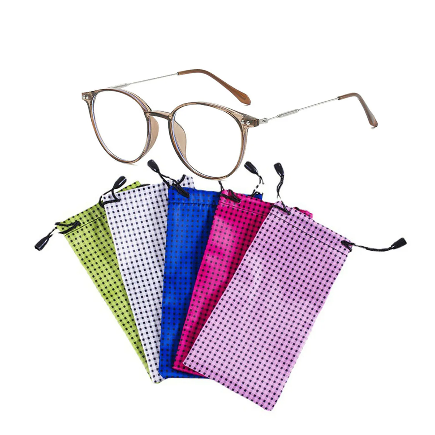 Multi-Functional Sunglasses Bag Portable Drawstring Pouch Eyeglasses Case Optical Glasses Case Eyeglasses Pocket Cloth Bags