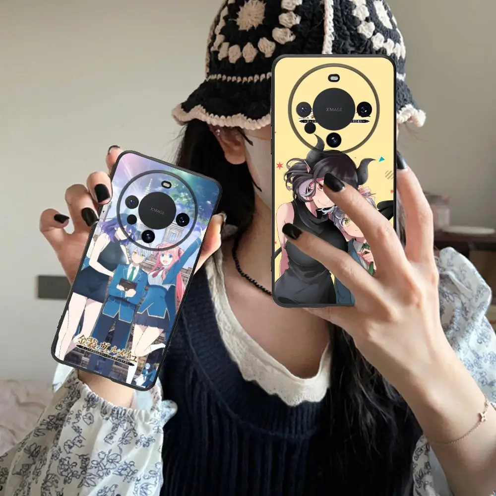 Kinsou Vermeil funda de teléfono móvil para Huawei Mate 60 50 40 30 20 10 Pro Plus Lite E 5G Color protección Smartphone cubierta de lujo