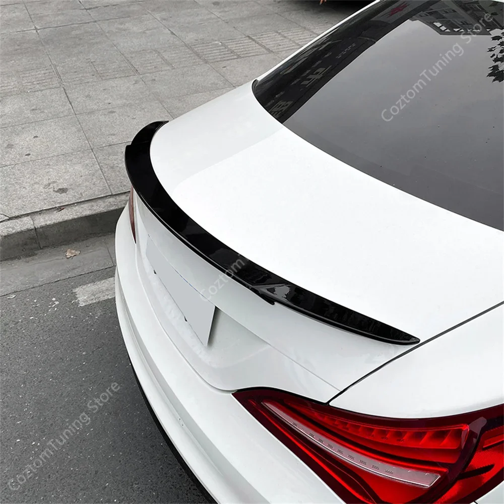 

B Style Rear Spoiler Wing For Mercedes CLA 200d 220d 250 300 CLA AMG Rear Trunk Spoiler Caps Lid 2013-2018 Bodykits Tuning