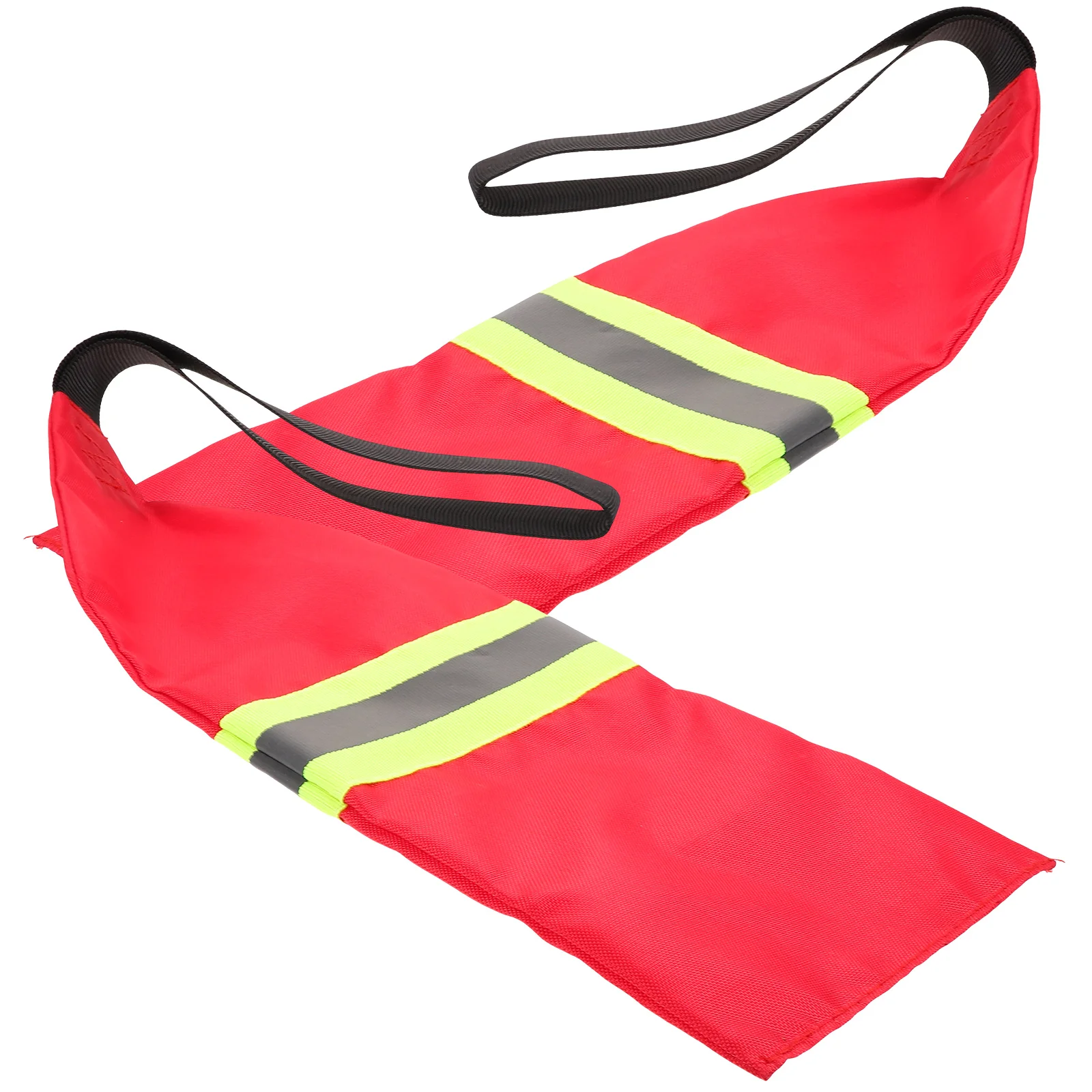 

2pcs Flags Red Reflective Trailer Safety Flags Strips Kayak Accessories Durable Fabric Lightweight Foldable Boat Trailer