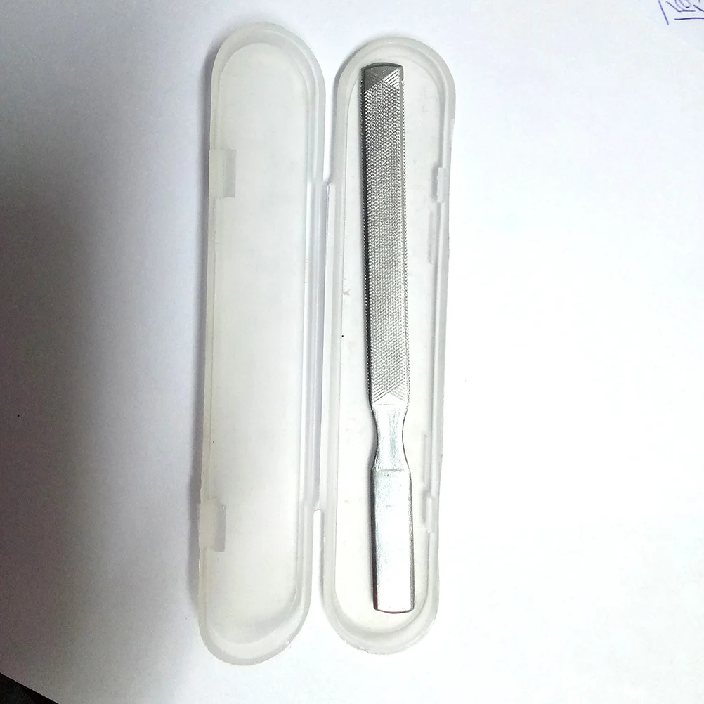 6 pezzi di lime per unghie in acciaio inossidabile, resistenti e durevoli, strumenti per manicure per pedicure, archiviazione prima del trattamento delle unghie, strumenti per manicure