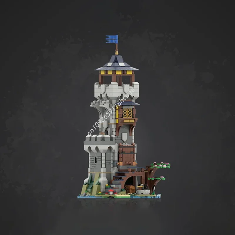 1127 Uds. MOC Guardianes Grand Tower Castillo modelo bloques de construcción regalo de Navidad arquitectura juguete DIY educación ladrillo cumpleaños