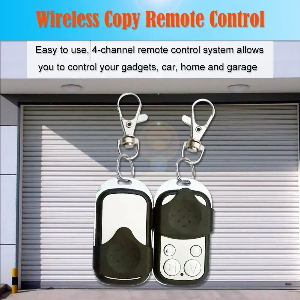 

Remote Control Duplicator Electric Doors Learning Code Fob 433MHz 4 Channel Gate Door Cloning Duplicator