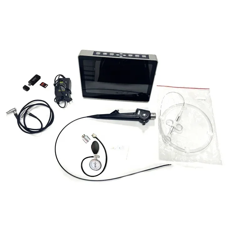 YSVET-HD300 veterinary endoscope portable pet hospital use veterinary endoscope system flexible veterinary endoscope