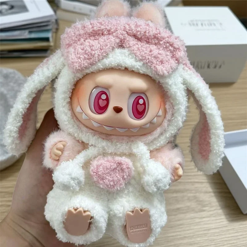 

Only Clothes for Labubu 17cm Handmade Knitting of Cute Anime Characters DIY Labubu Clothes Outfits Accessories Without Dolls
