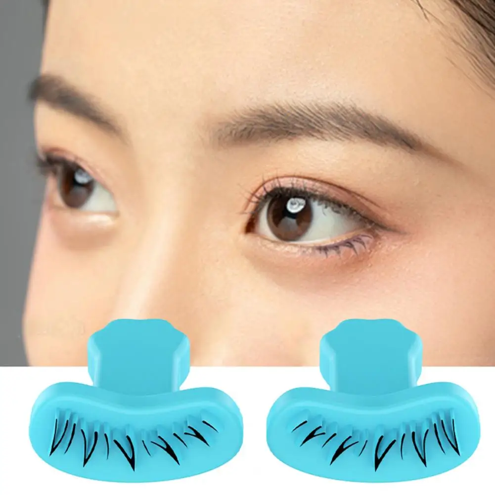 Quick Easy False Lashes Application False Lashes Stamp Effortless Eye Makeup Reusable False Eyelashes for Natural for Makeup