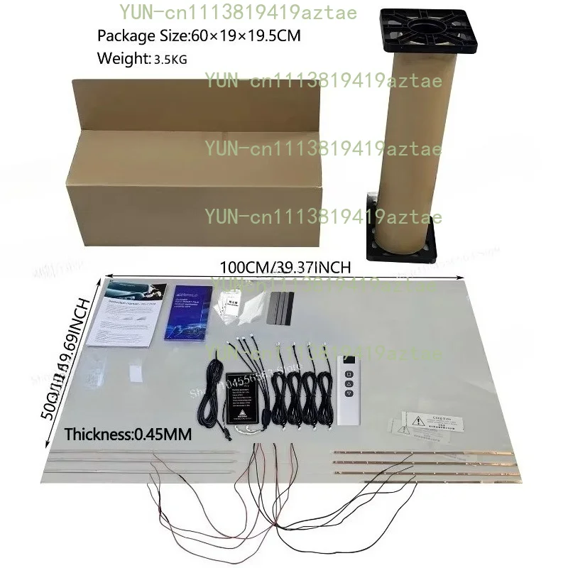 Automotive PDLC Smart Film for Window Switchable privacy Film Electric Smart Film Dry Sticker